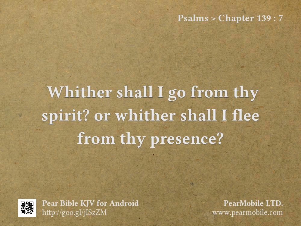 Psalms, Chapter 139:7
